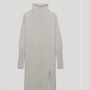 Aritzia Wilfred Cyprie dress. NWT. Grey wool size M